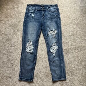 Judy Blue Boyfriend Fit Distressed Jeans Size 13/31 - JB82169LT